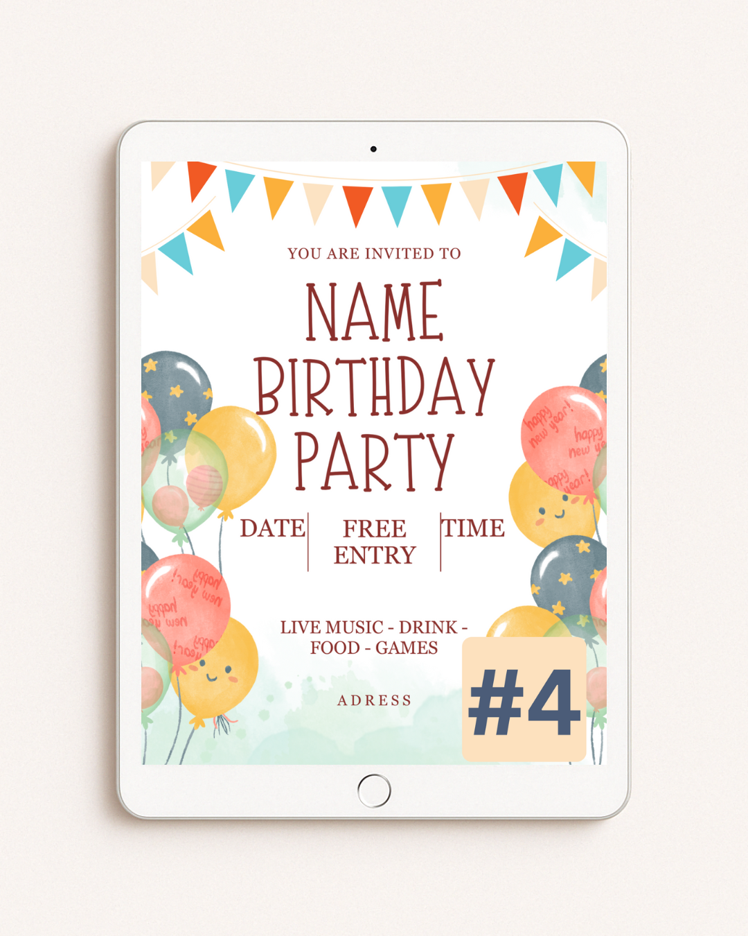 LoweRoots Birthday Invitations