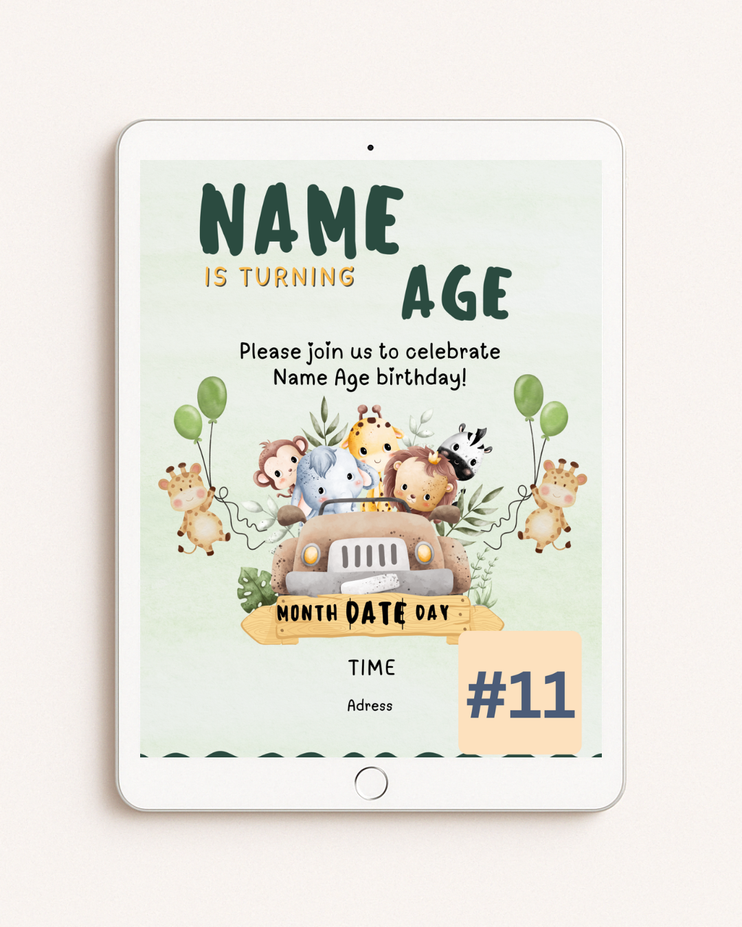 LoweRoots Birthday Invitations