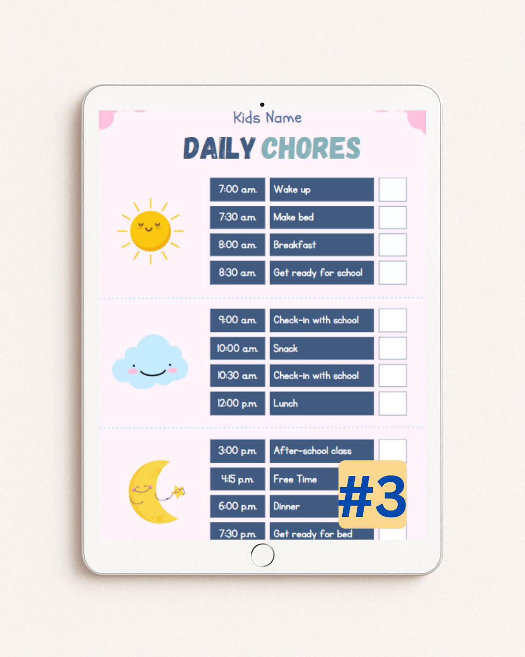 LoweRoots Daily Routine Charts