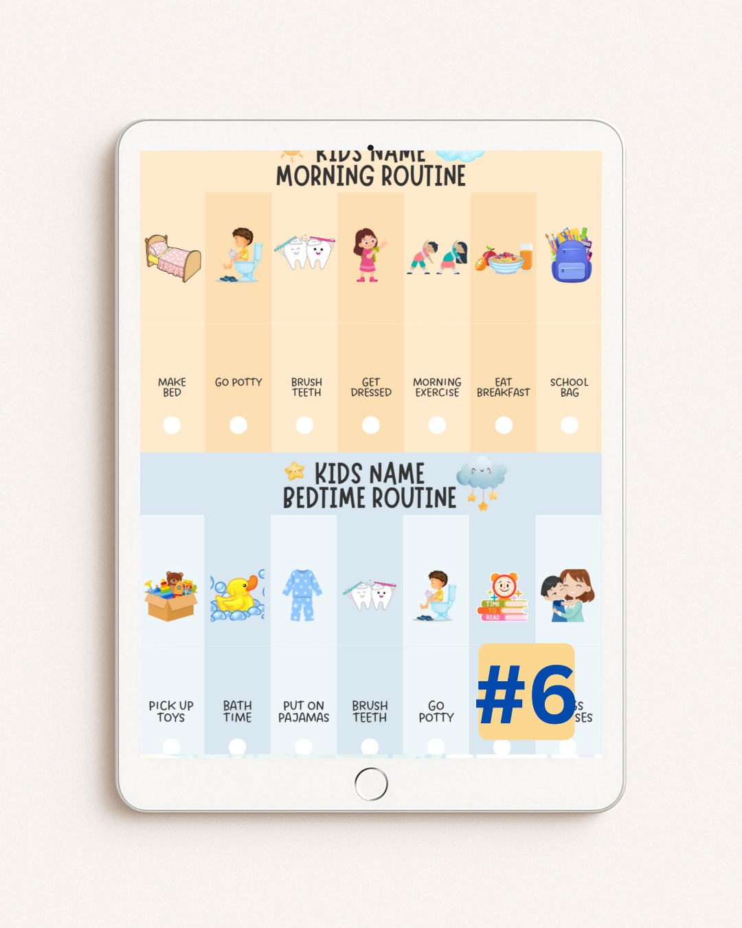 LoweRoots Daily Routine Charts